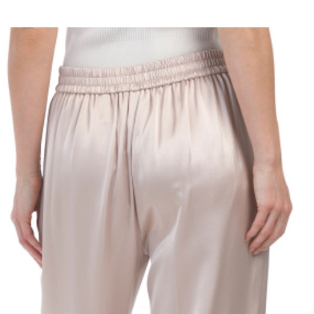 NWT ELLE TAHARI Ashlynn CHAMPAGNE SILKY Pants Size US XL - Picture 4 of 4